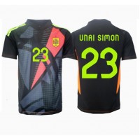 Spanien Unai Simon #23 Målvakt Bortatröja EM 2024 Kortärmad